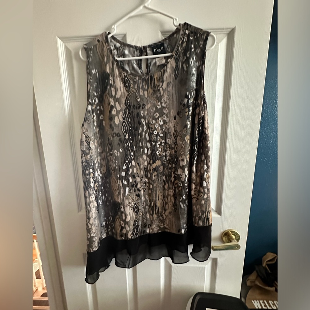 Silky tank blouse